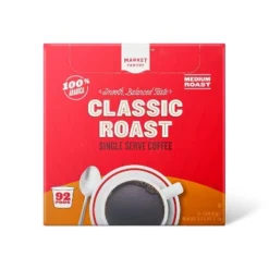Premium Roast Medium Roast Coffee - Single Serve Pods - 12ct - Market Pantry™ 15 Premium Roast Medium Roast Coffee - Single Serve Pods - 12ct - Market Pantry™ -Market Pantry GUEST 1389b10e 45c9 43c7 abbb f1396eb12e5f