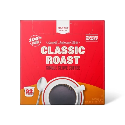 Premium Roast Medium Roast Coffee - Single Serve Pods - 12ct - Market Pantry™ 9 Premium Roast Medium Roast Coffee - Single Serve Pods - 12ct - Market Pantry™ - Image 7