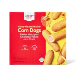 Full Size Corn Dogs - Frozen - 42.72oz/16ct - Market Pantry™ 9 Full Size Corn Dogs - Frozen - 42.72oz/16ct - Market Pantry™ -Market Pantry GUEST 1b75677e a5c6 4f35 8cb7 6320acacbe3c