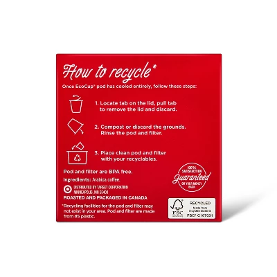 Premium Roast Medium Roast Coffee - Single Serve Pods - 12ct - Market Pantry™ 4 Premium Roast Medium Roast Coffee - Single Serve Pods - 12ct - Market Pantry™ - Image 2