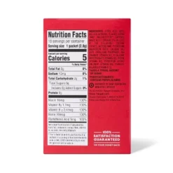 Blue Raspberry Sugar-Free Drink Mix - 10ct - Market Pantry™