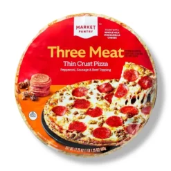 Thin Crust Three Meat Frozen Pizza 17.25oz - Market Pantry™ -Market Pantry GUEST 56fb581a f4a8 4887 94f3 2529928be627