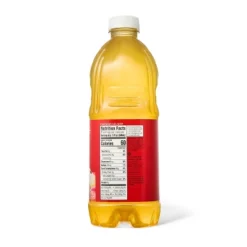 Reduced Sugar Apple Juice - 64 Fl Oz Bottle - Market Pantry™