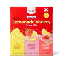 Lemonade Variety Sugar-Free Drink Mix - 30ct - Market Pantry™ -Market Pantry GUEST e8345c94 964a 47b7 8b6a af8f4c1266eb