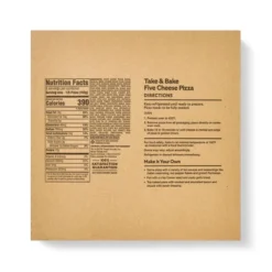 Take & Bake Five Cheese Traditional Crust Pizza - Market Pantryâ„¢