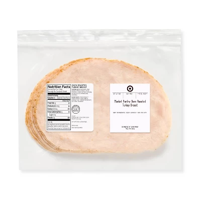 Oven Roasted Turkey Breast Deli Fresh Sliced - Price Per Lb - Market Pantry™ 5 Oven Roasted Turkey Breast Deli Fresh Sliced - Price Per Lb - Market Pantry™ - Image 3